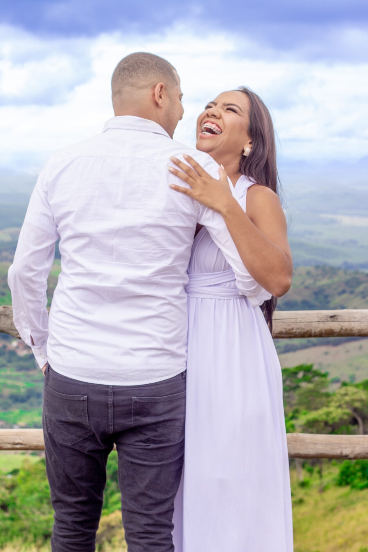 Sabrina e Dênio - Ensaio Casal no Portal da Serra