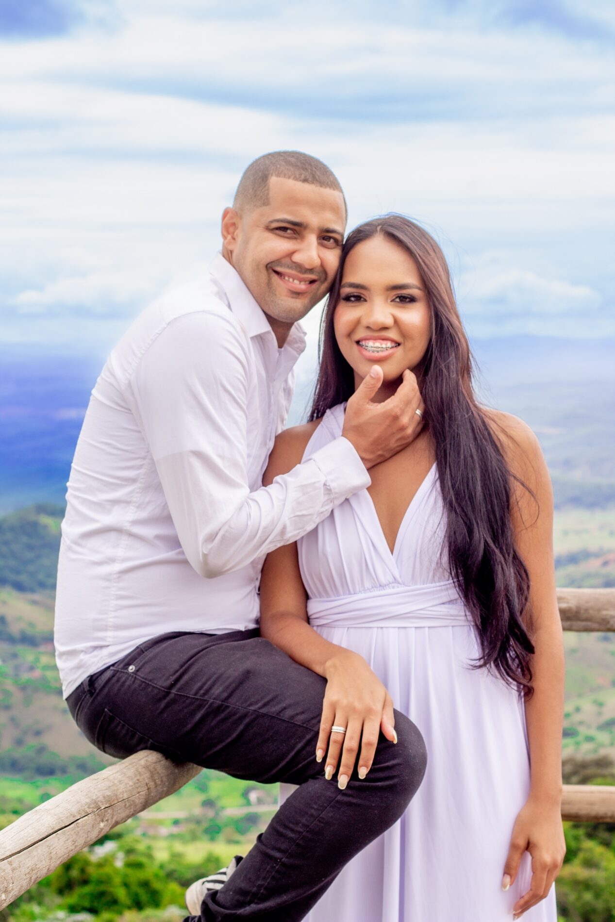 Sabrina e Dênio - Ensaio Casal no Portal da Serra