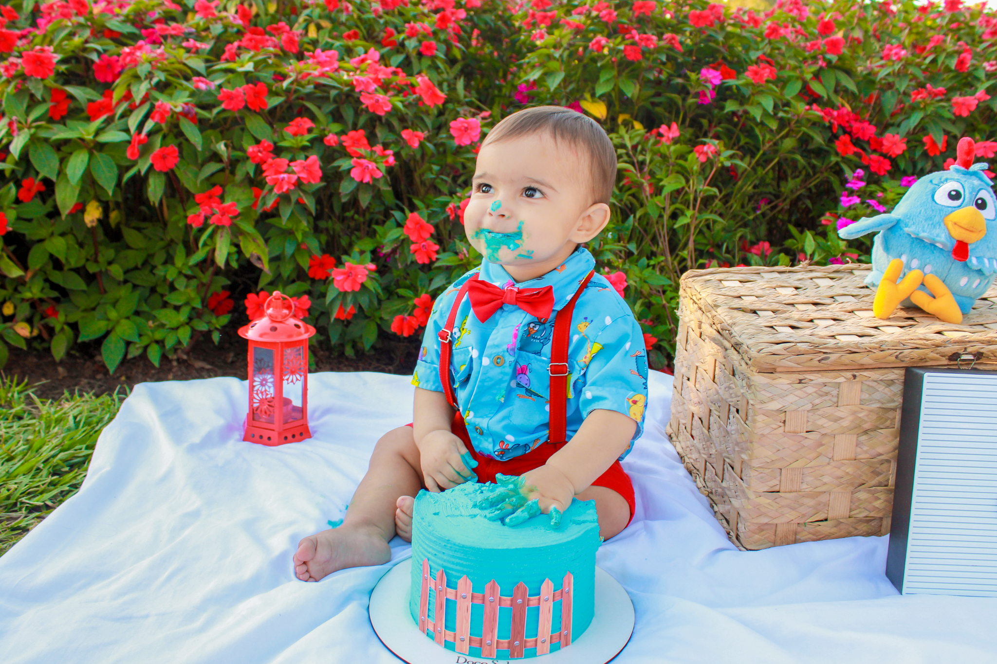 ensaio smash the cake baby bebe galinha pintadinha ensaio infantil menino 1 ano 1 aninho fotógrafo ipatinga Ensaio Lucas - Smash The cake Gaya Fotografias